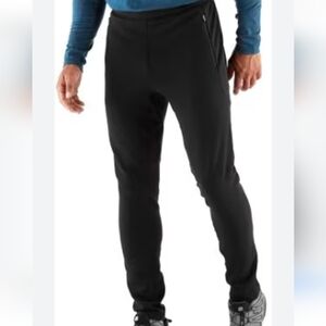 REI Polartec Fleece Joggers With Zipper Pockets, Men's Size L, Black, Hiking